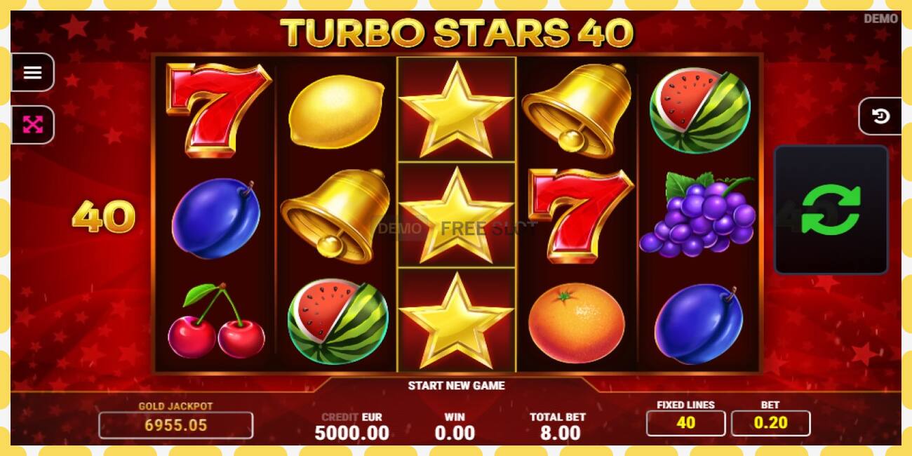 Demo slot Turbo Stars 40 free and without registration, picture - 1