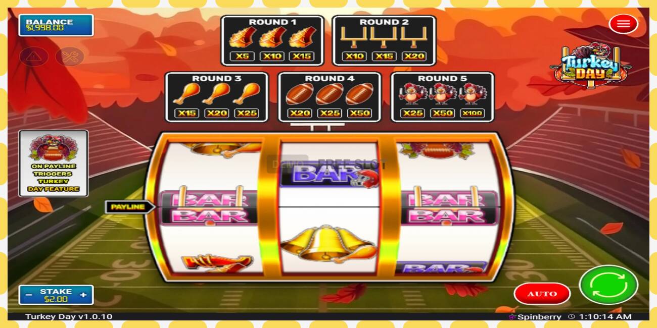 Demo slot Turkey Day free and without registration, picture - 1