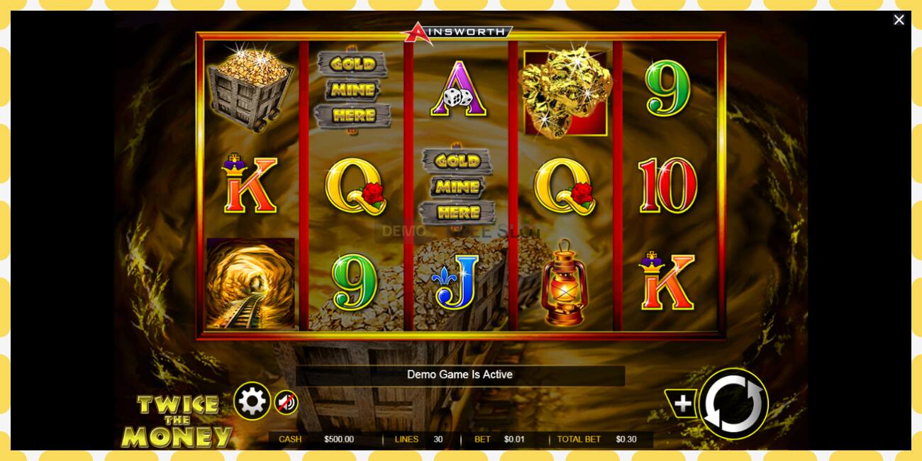 Demo slot Twice the Money නොමිලේ සහ ලියාපදිංචියකින් තොරව, පින්තූරය - 1