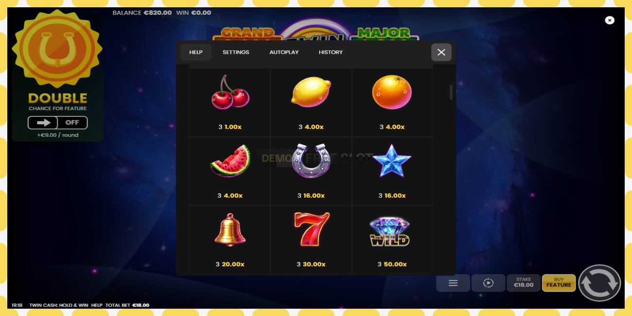 Demo slot Twin Cash: Hold and Win free and without registration, picture - 1