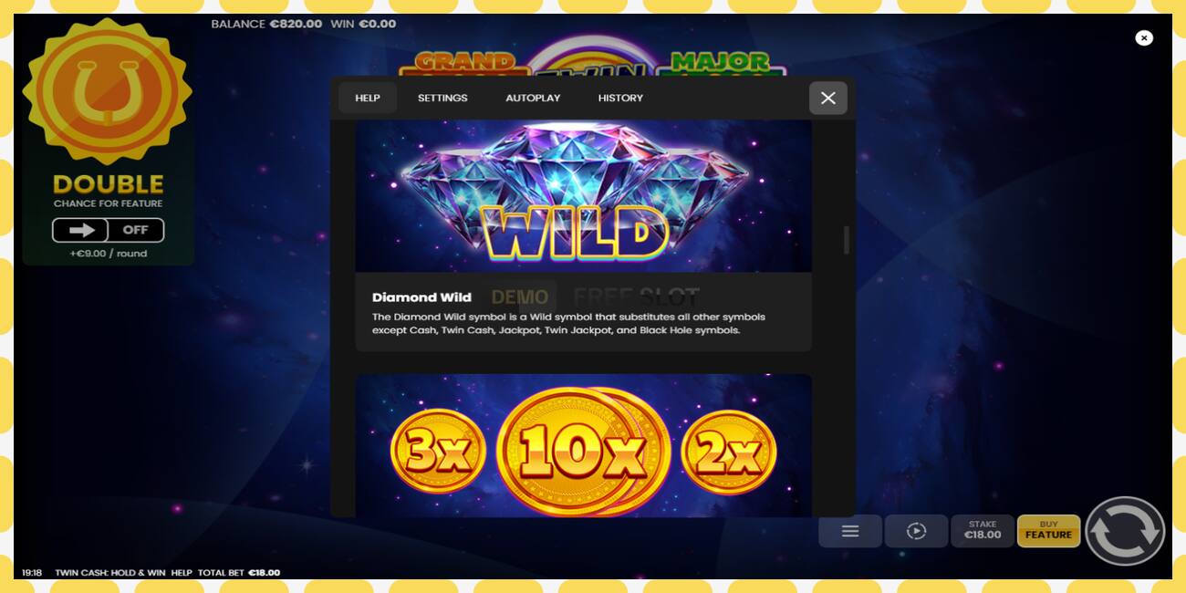 Demo slot Twin Cash: Hold and Win free and without registration, picture - 1