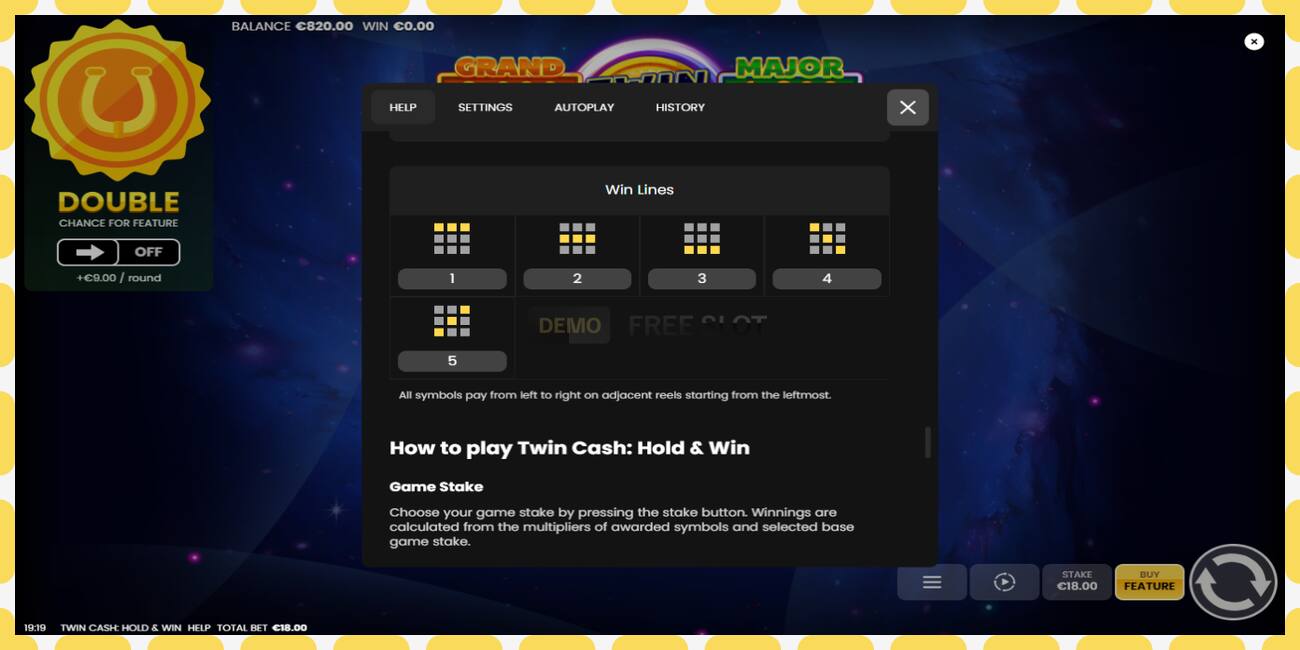 Demo slot Twin Cash: Hold and Win free and without registration, picture - 1