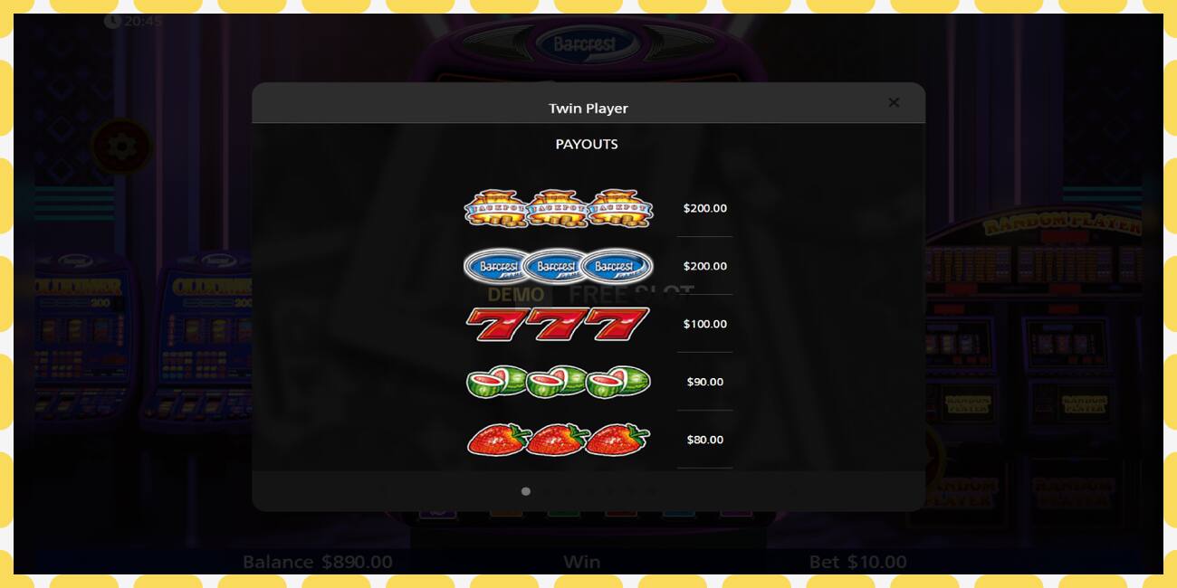 Demo slot Twin Player free and without registration, picture - 1