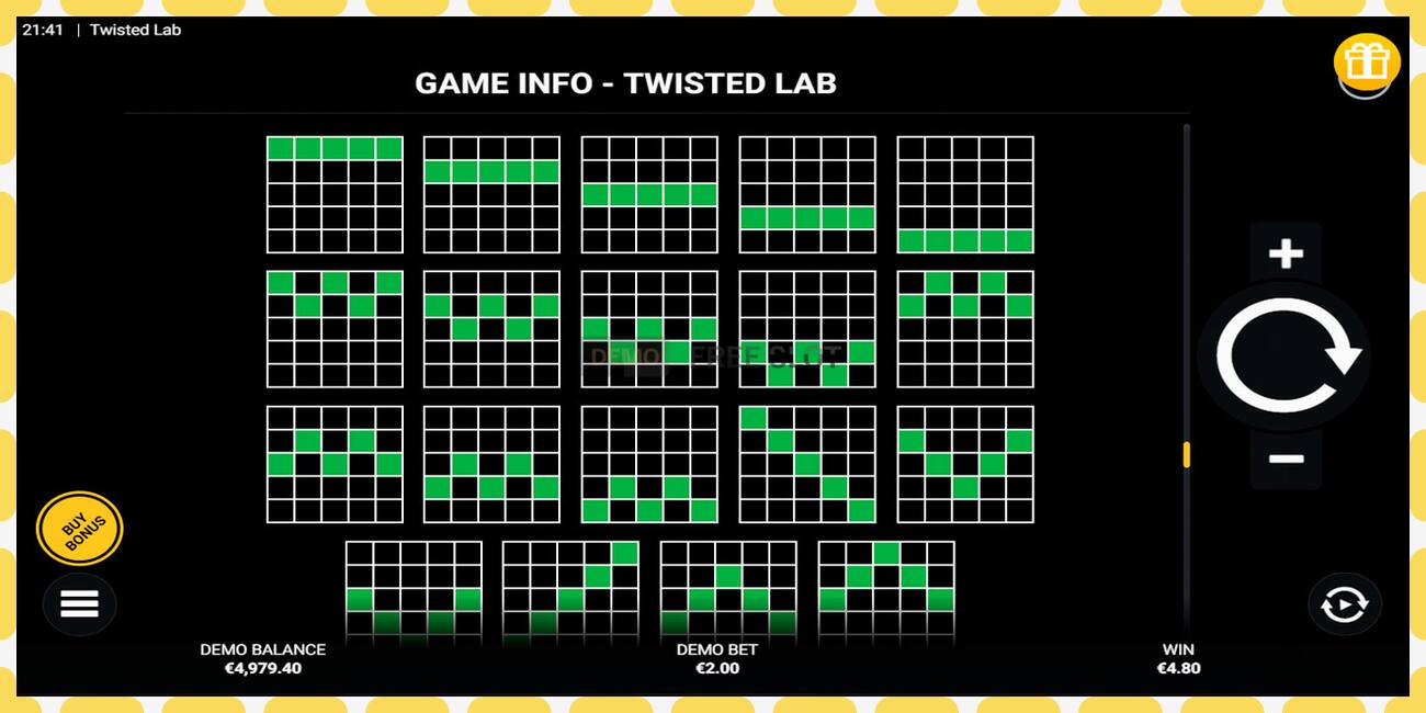 Demo slot Twisted Lab free and without registration, picture - 1