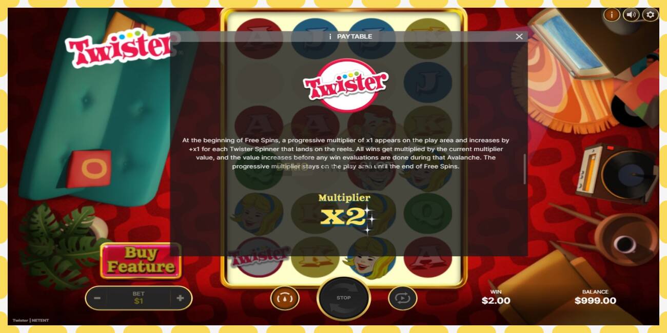 Demo slot Twister free and without registration, picture - 1