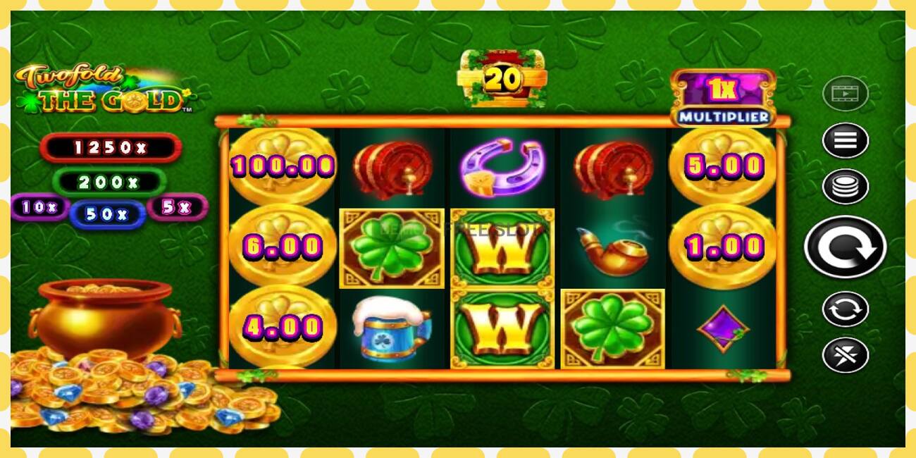 Demo slot Twofold The Gold free and without registration, picture - 1