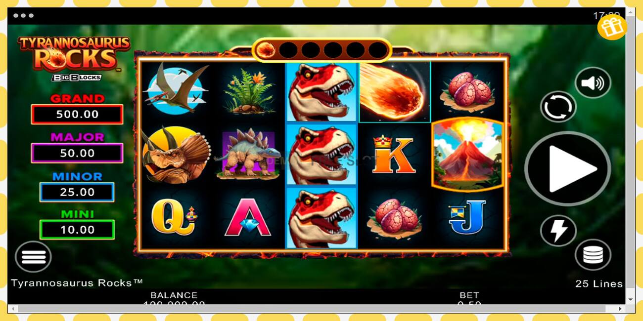 Demo slot Tyrannosaurus Rocks free and without registration, picture - 1