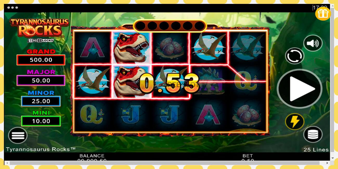 Demo slot Tyrannosaurus Rocks free and without registration, picture - 1