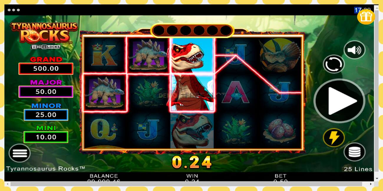 Demo slot Tyrannosaurus Rocks free and without registration, picture - 1