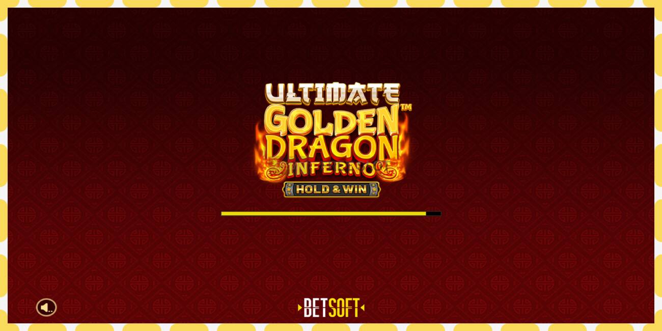 Demo slot Ultimate Golden Dragon Inferno free and without registration, picture - 1