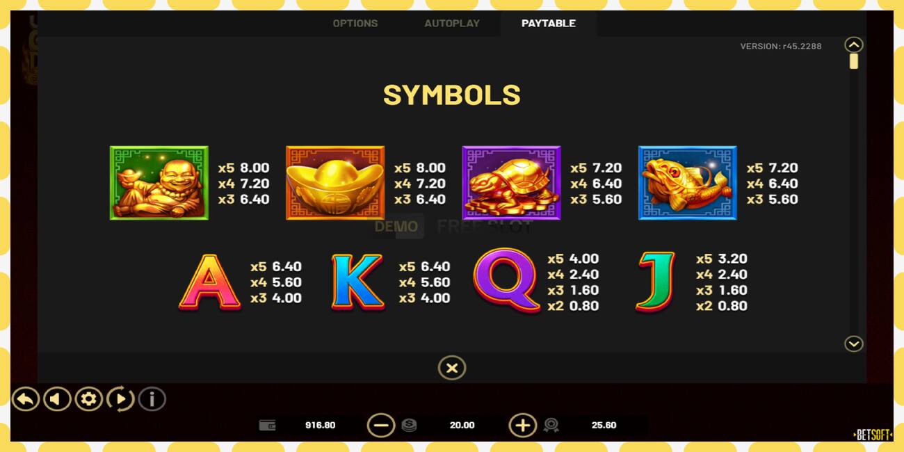 Demo slot Ultimate Golden Dragon Inferno free and without registration, picture - 1