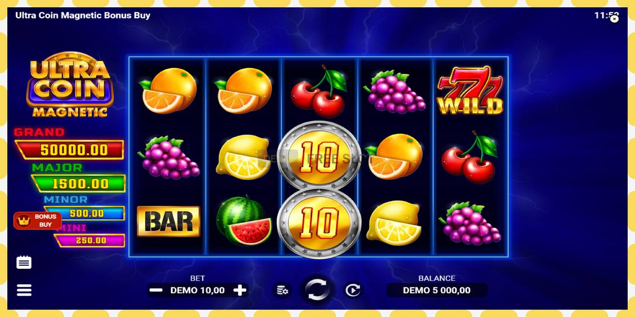 Demo slot Ultra Coin Magnetic Bonus Buy free and without registration, picture - 1