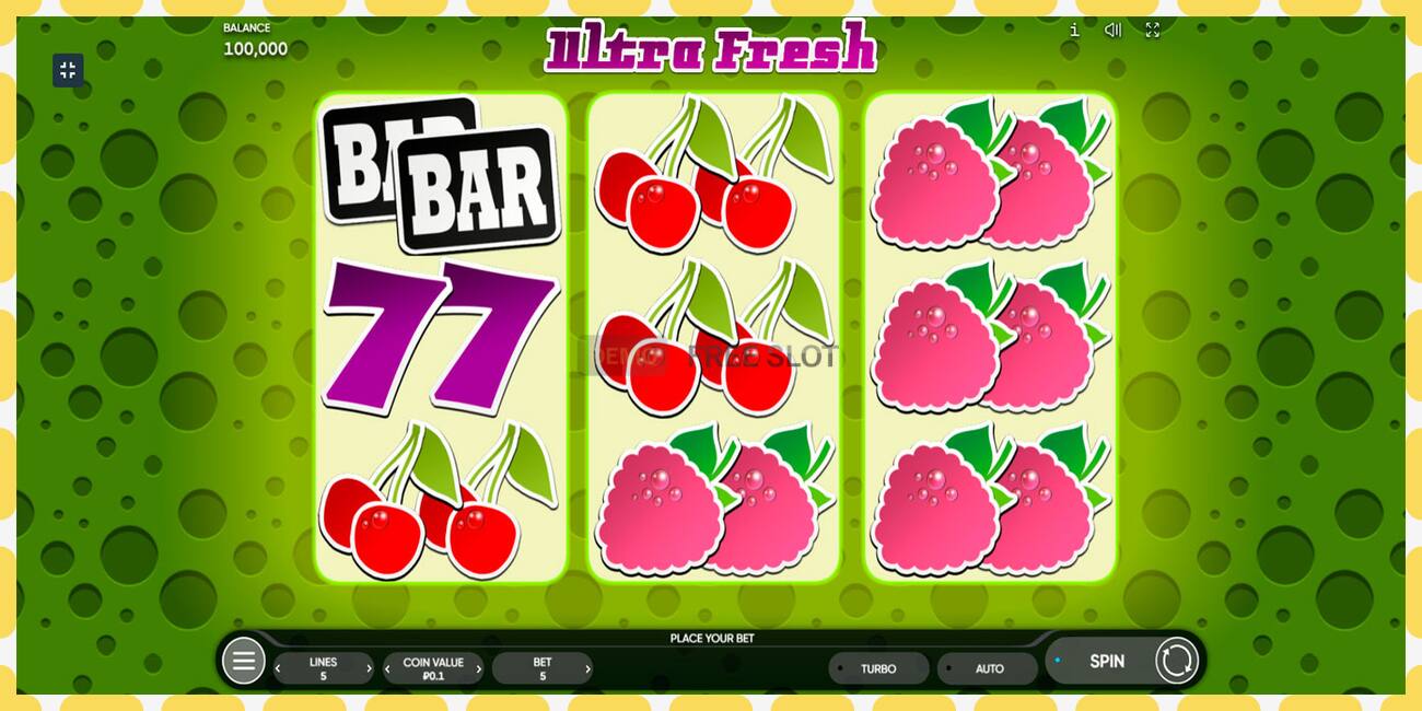 Demo slot Ultra Fresh free and without registration, picture - 1