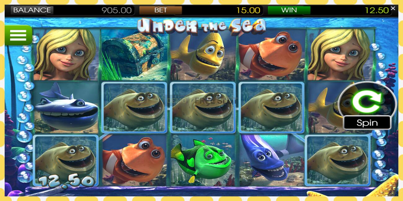 Demo slot Under the Sea free and without registration, picture - 1