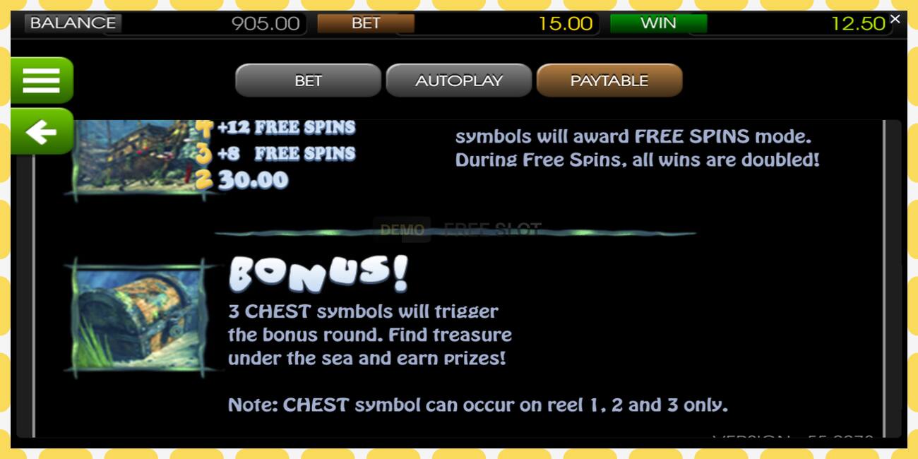 Demo slot Under the Sea free and without registration, picture - 1