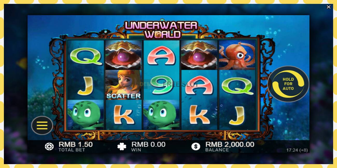 Demo slots Underwater World bezmaksas un bez reģistrācijas, attēlu - 1