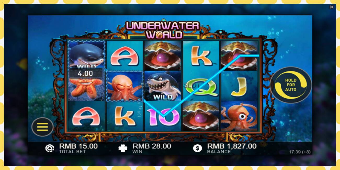 Demo slots Underwater World bezmaksas un bez reģistrācijas, attēlu - 1