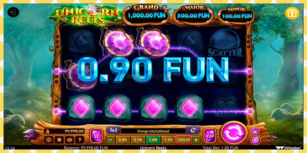 Demo slot Unicorn Reels free and without registration, picture - 1