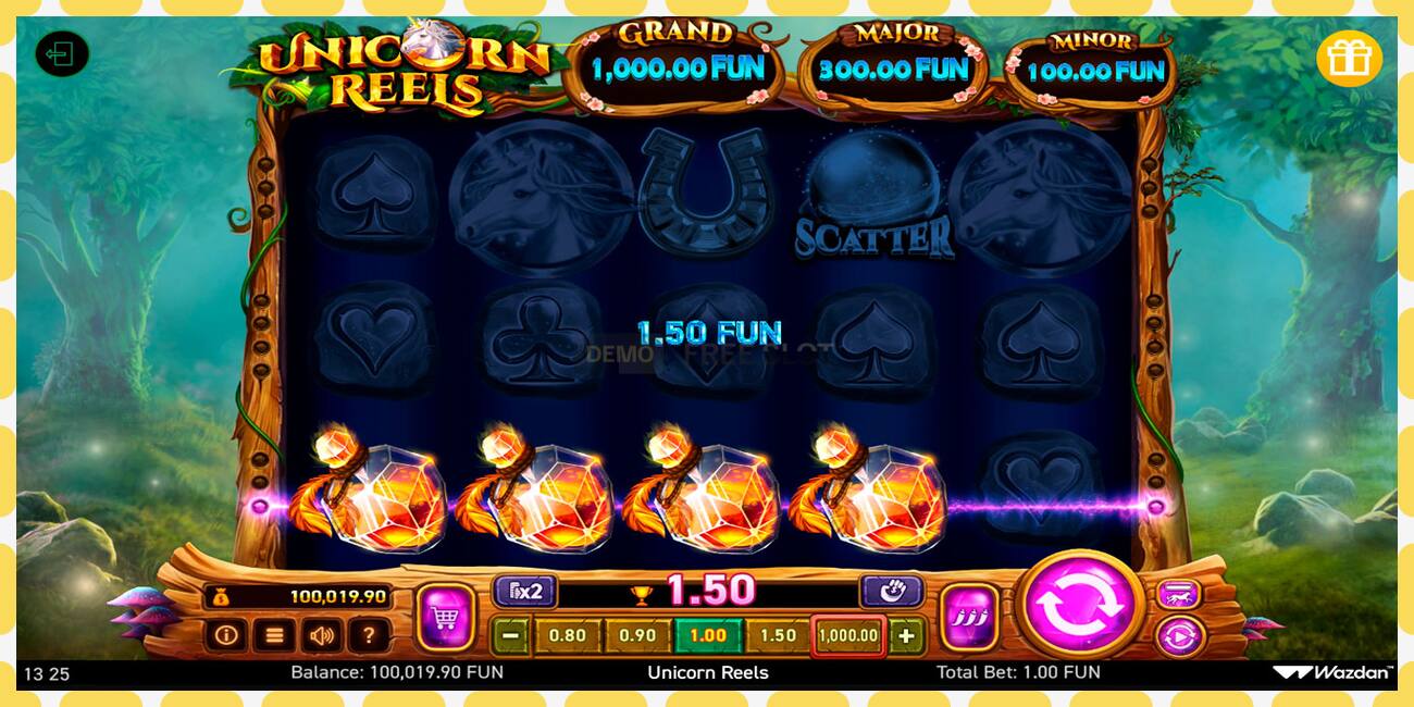 Demo slot Unicorn Reels free and without registration, picture - 1