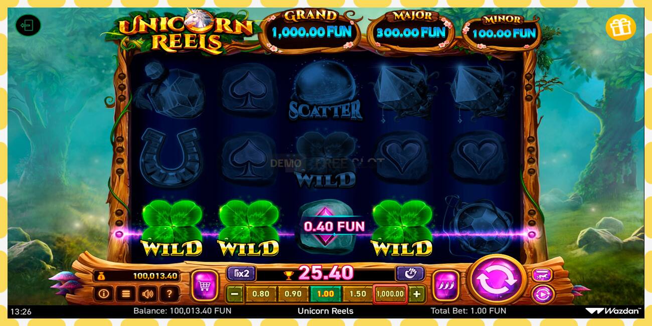 Demo slot Unicorn Reels free and without registration, picture - 1