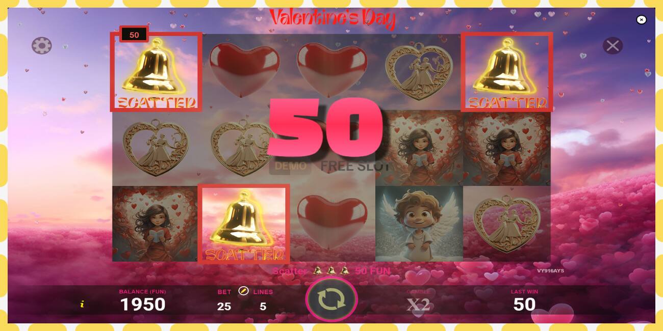 Demo slot Valentines Day free and without registration, picture - 1