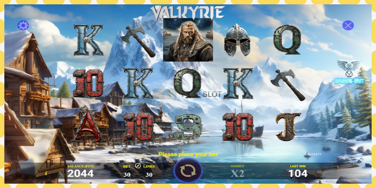 Demo slot Valkyrie free and without registration, picture - 1