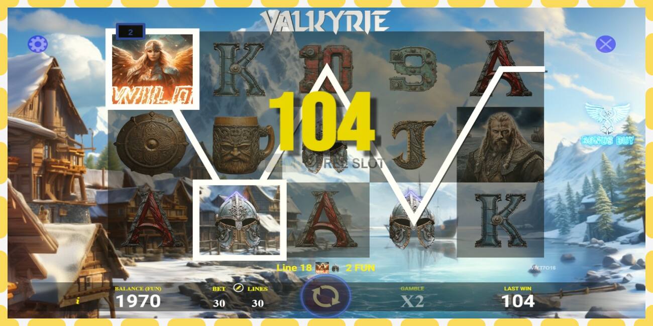 Demo slot Valkyrie free and without registration, picture - 1