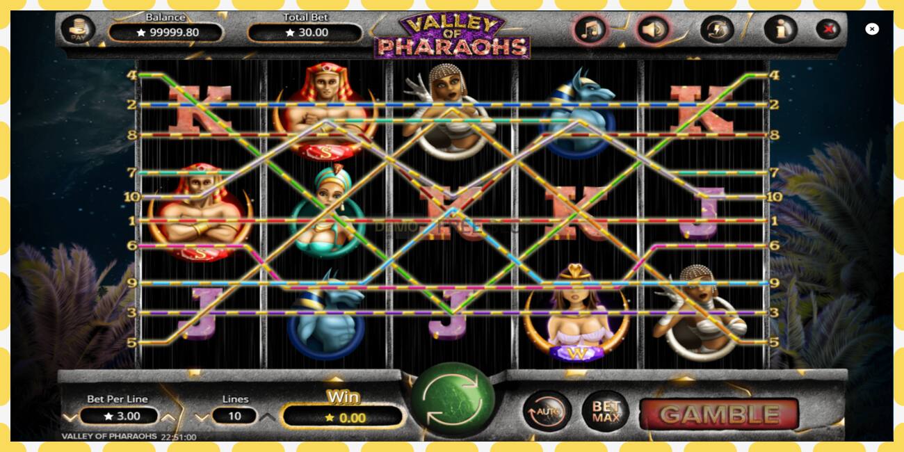 Demo slot Valley of Pharaohs free and without registration, picture - 1