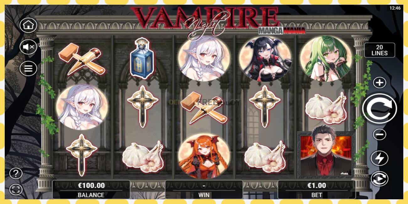 Demo slot Vampire Night free and without registration, picture - 1