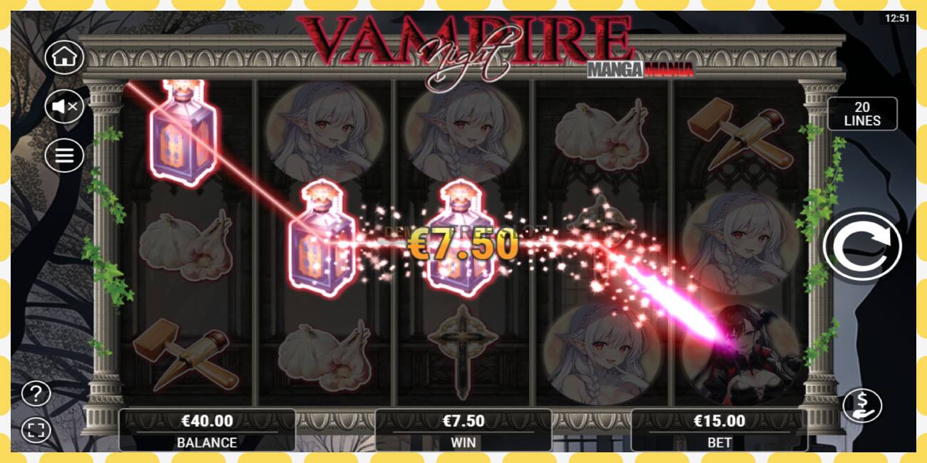 Demo slot Vampire Night free and without registration, picture - 1