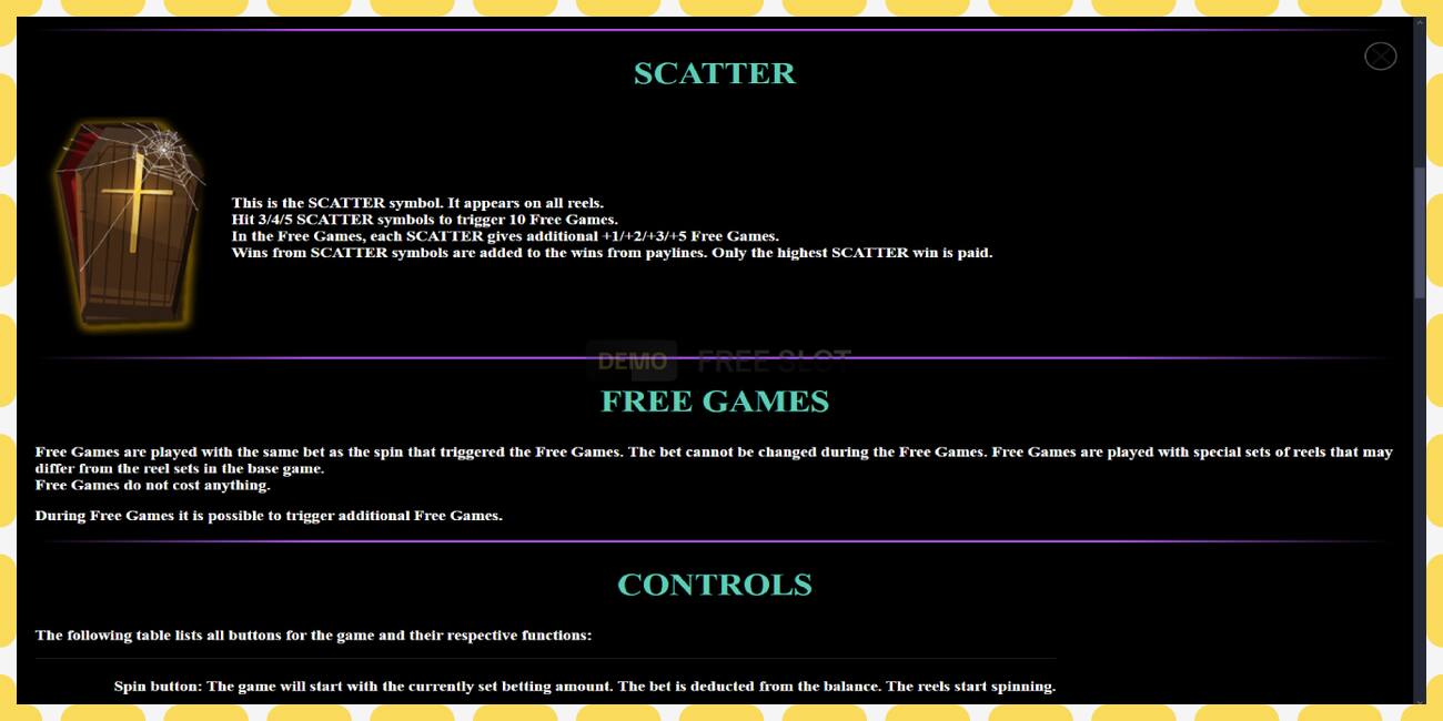 Demo slot Vampire Night free and without registration, picture - 1