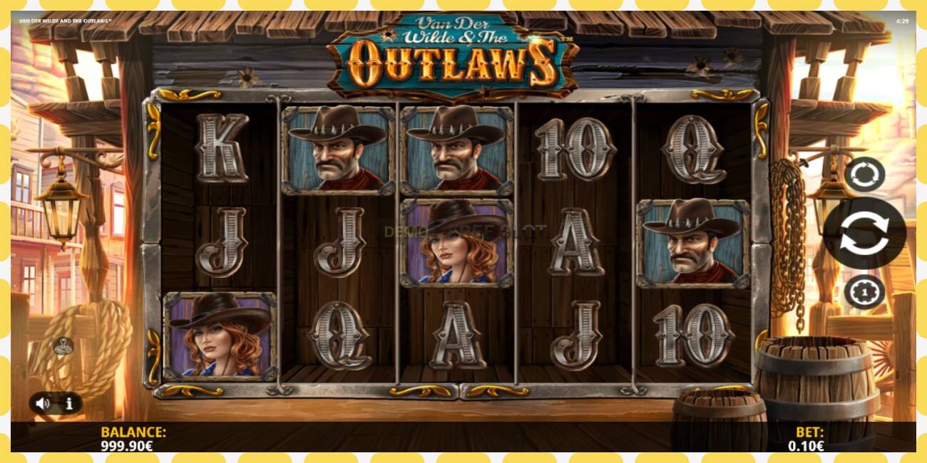 Demo slot Van der Wilde and The Outlaws free and without registration, picture - 1