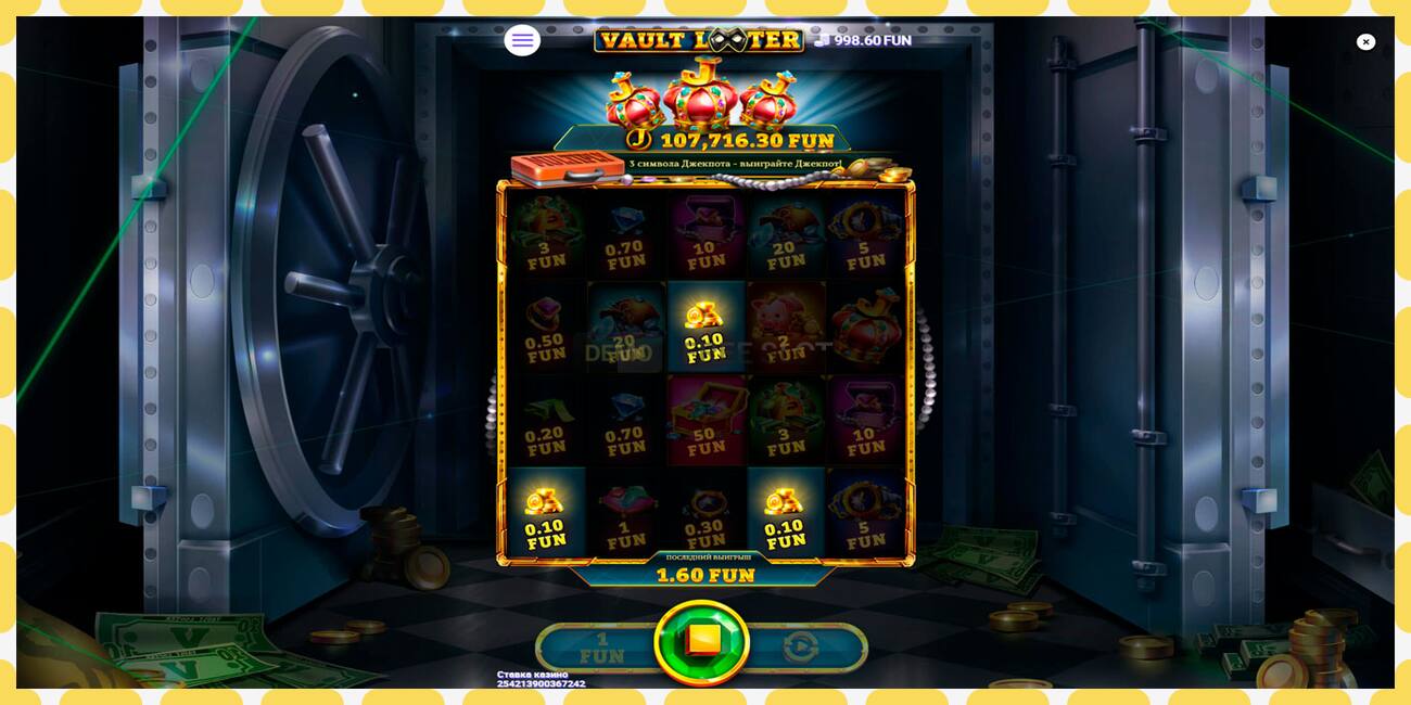 Demo slot Vault Looter free and without registration, picture - 1