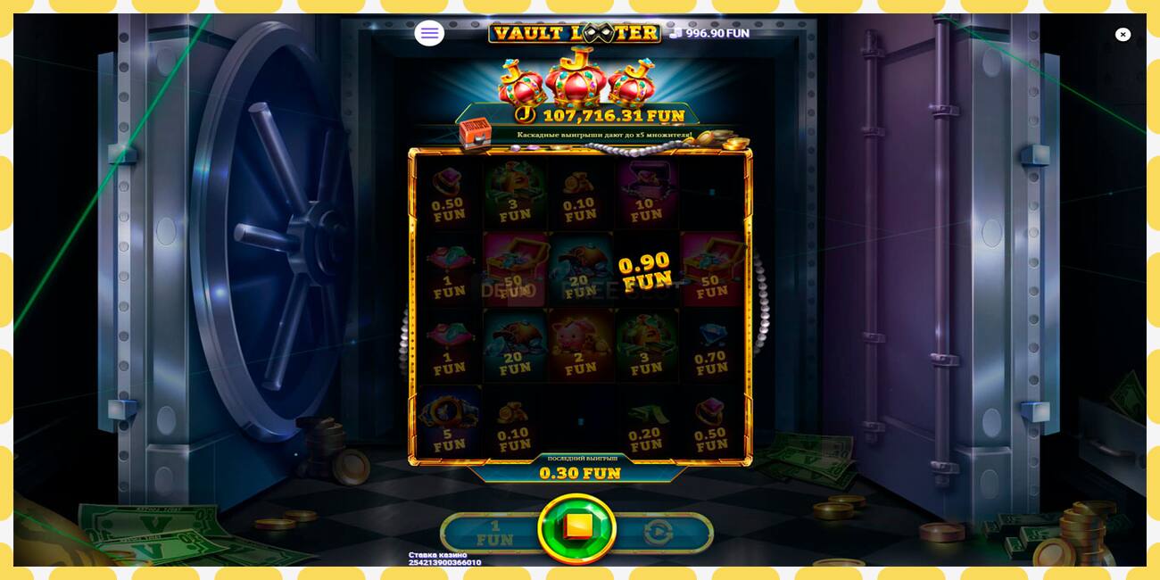 Demo slot Vault Looter free and without registration, picture - 1