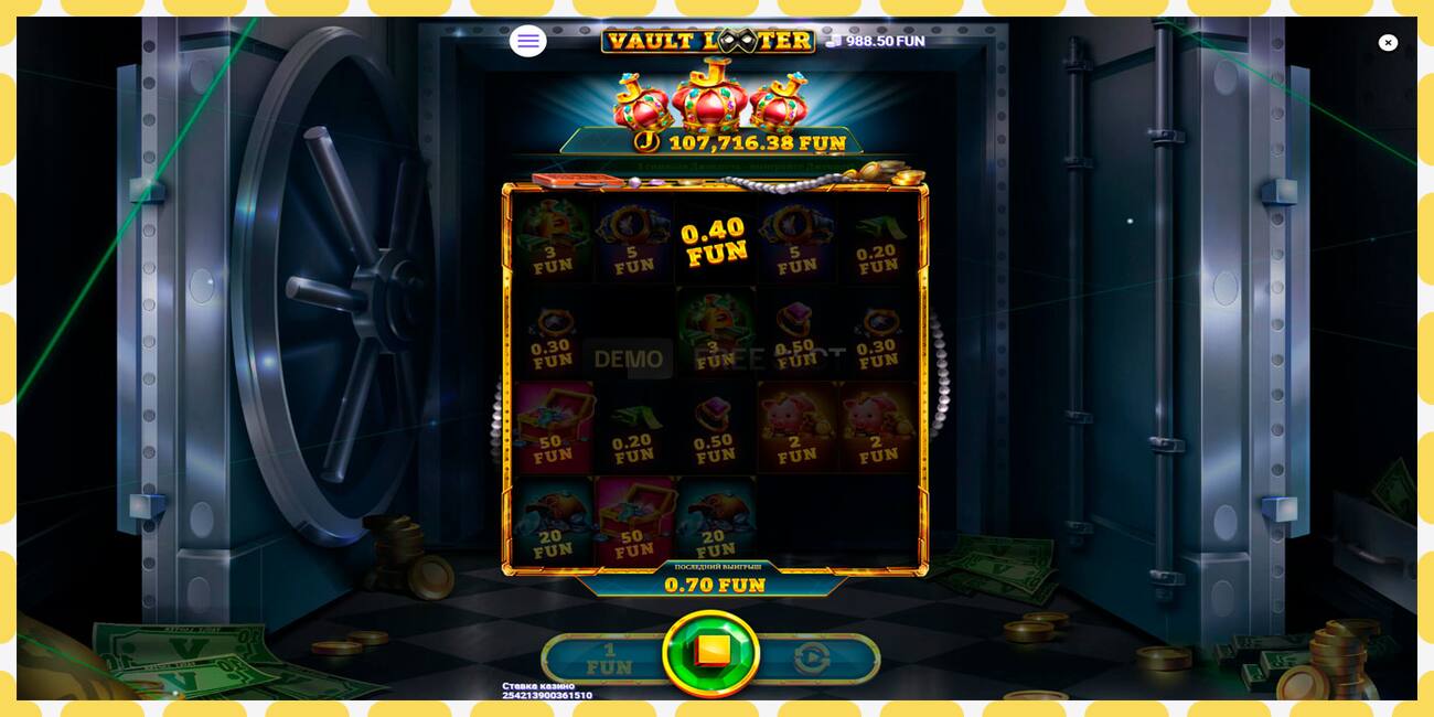 Demo slot Vault Looter free and without registration, picture - 1