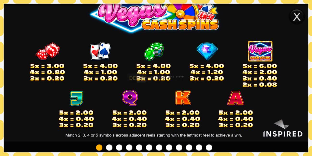 Demo slot Vegas Cash Spins free and without registration, picture - 1