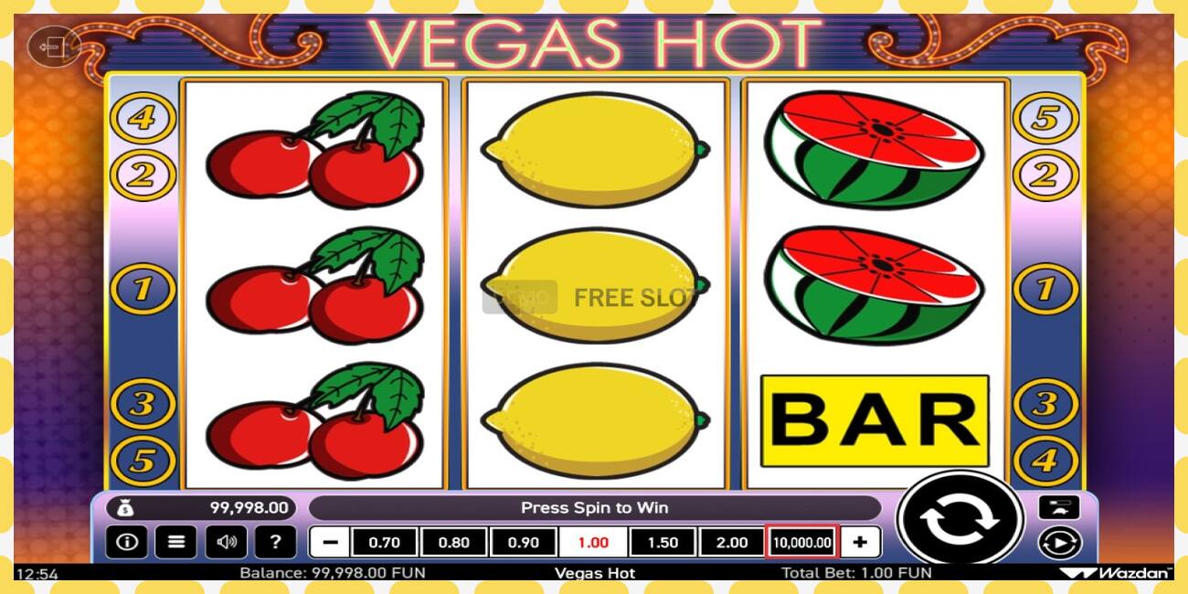 Demo slot Vegas Hot free and without registration, picture - 1