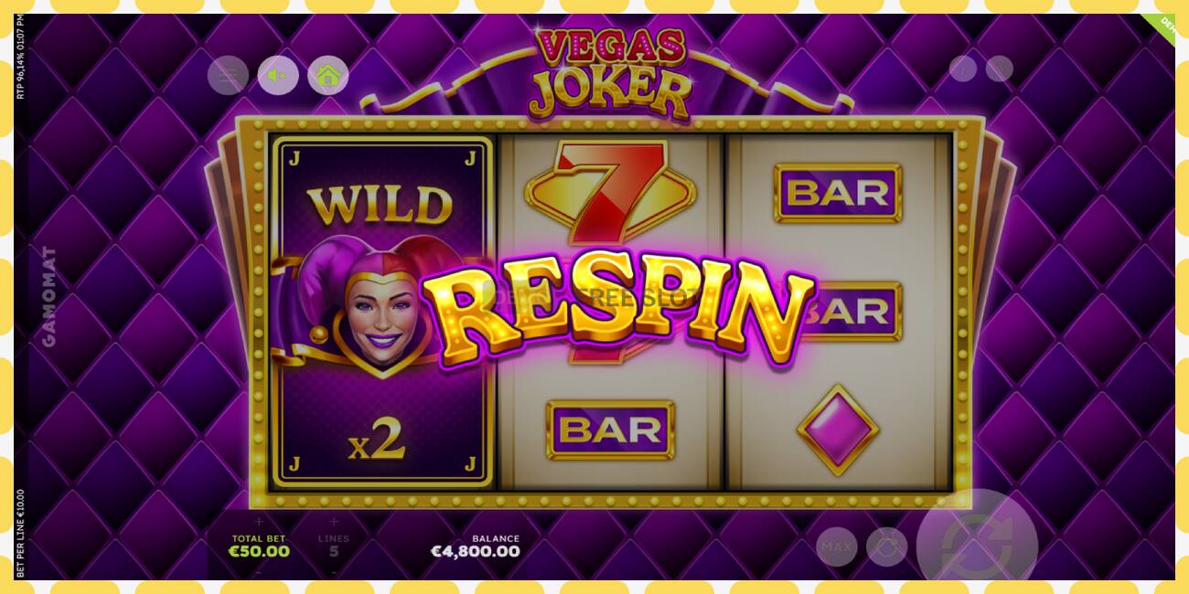 Slot demo Vegas Joker gratuit și fără înregistrare, imagine - 1