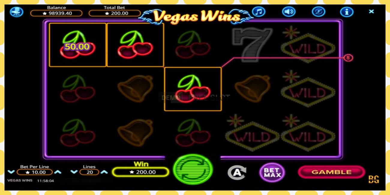 Demo slot Vegas Wins free and without registration, picture - 1