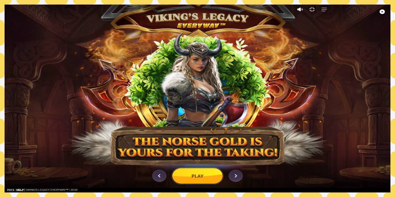 Demo slot Vikings Legacy Everyway free and without registration, picture - 1