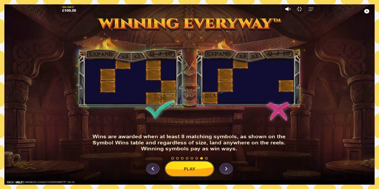 Demo slot Vikings Legacy Everyway free and without registration, picture - 1