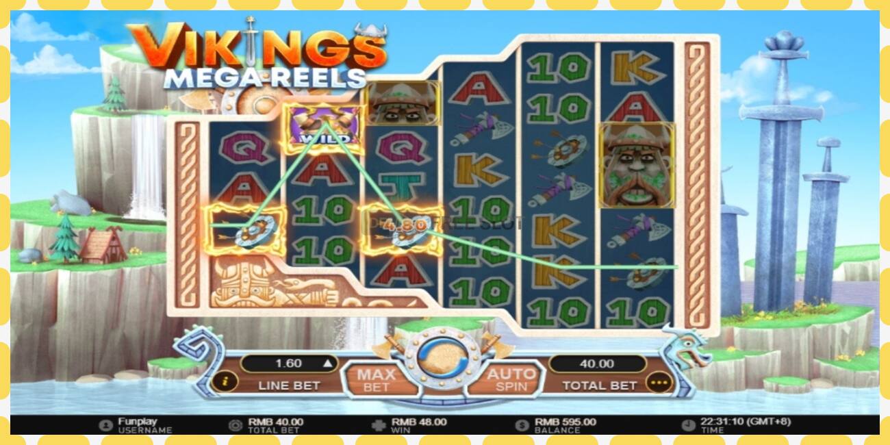 Slot demo Vikings Mega Reels percuma dan tanpa pendaftaran, gambar - 1