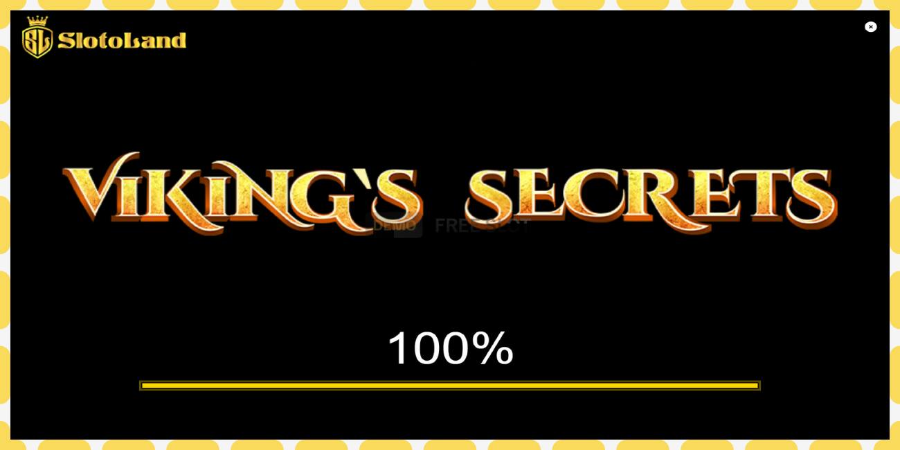 Demo slot Vikings Secrets free and without registration, picture - 1