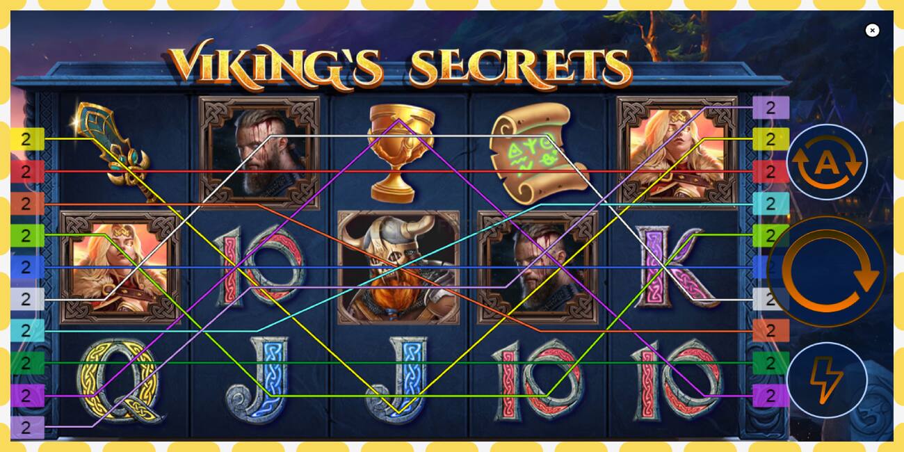 Demo slot Vikings Secrets free and without registration, picture - 1