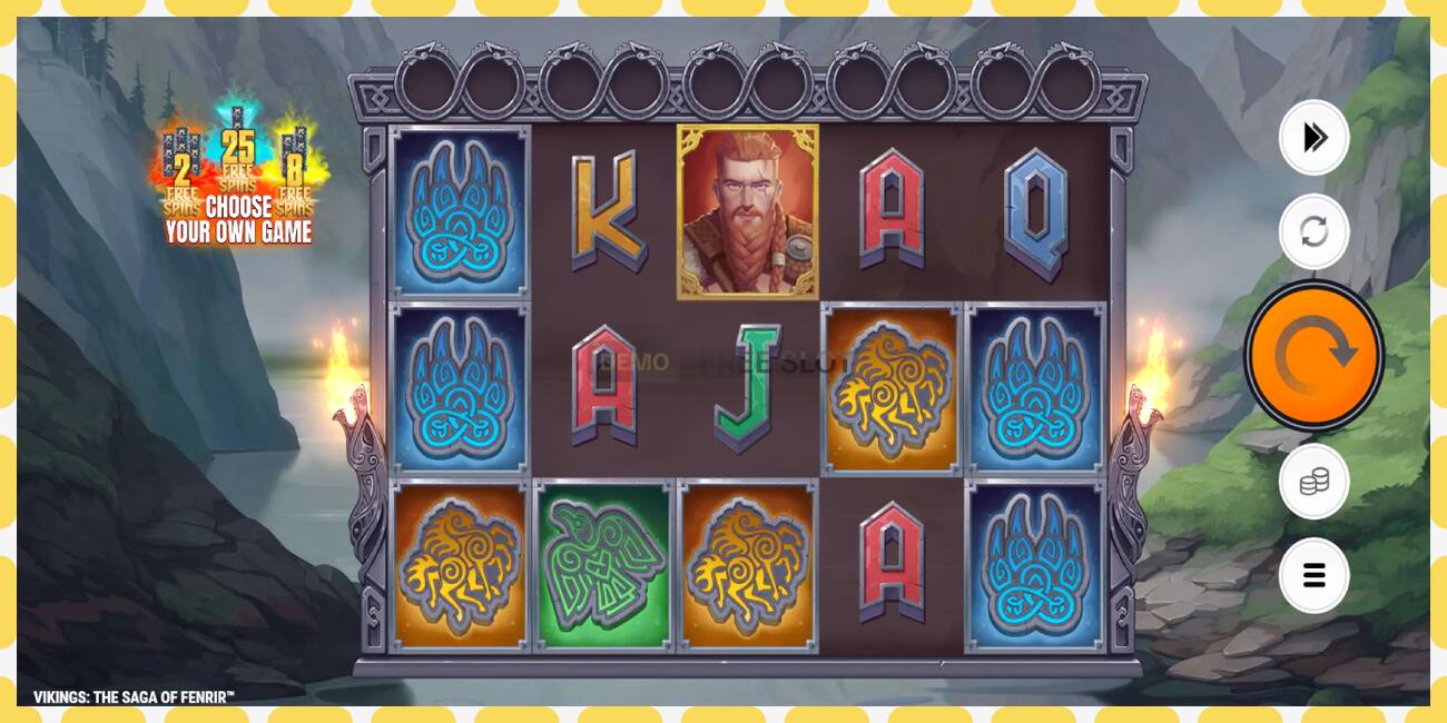 Demo slot Vikings: The Saga of Fenrir free and without registration, picture - 1