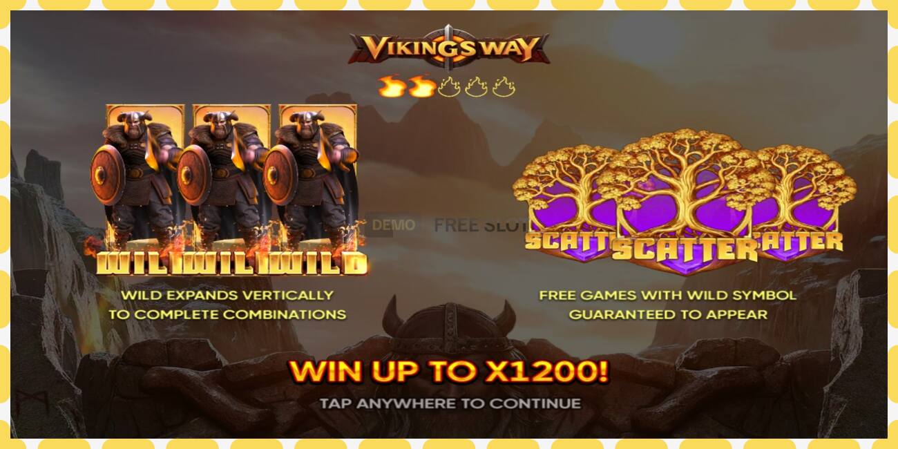 Demo slot Vikings Way free and without registration, picture - 1