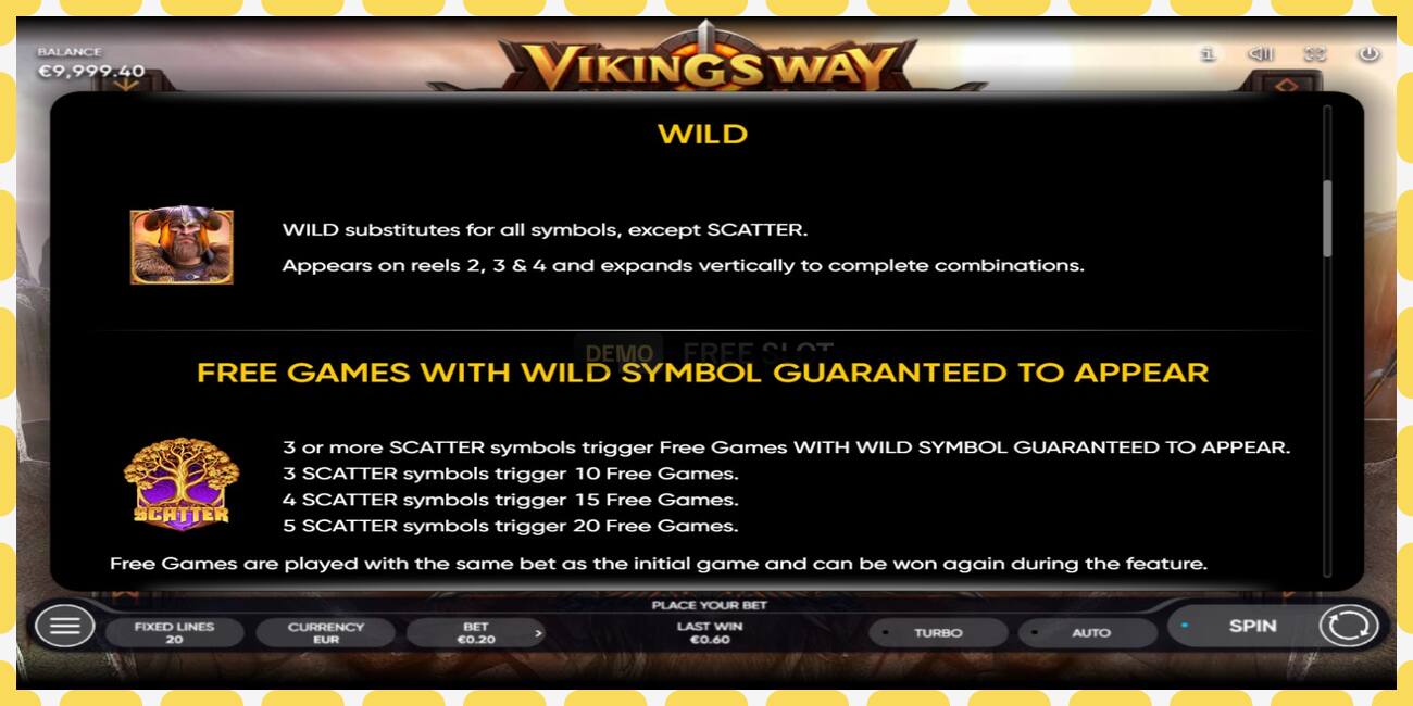 Demo slot Vikings Way free and without registration, picture - 1