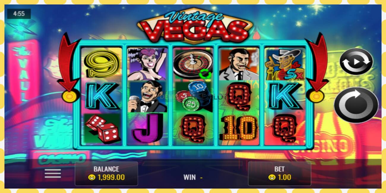 Demo slot Vintage Vegas free and without registration, picture - 1