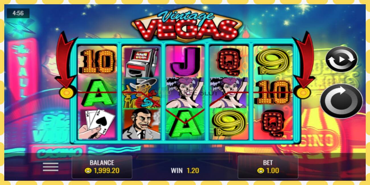 Demo slot Vintage Vegas free and without registration, picture - 1