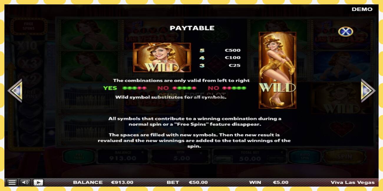 Demo slot Viva las Vegas free and without registration, picture - 1